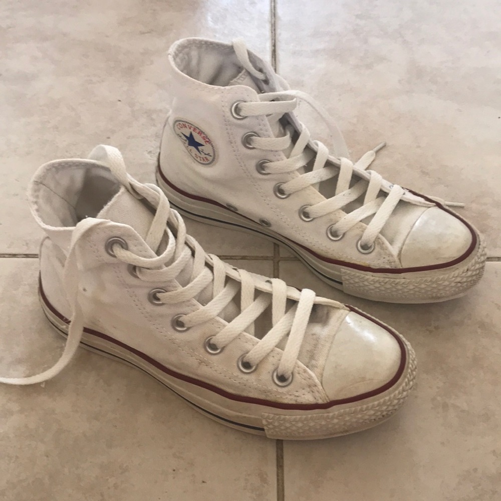 White High Top Converse
